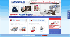 Desktop Screenshot of hafciarka.pl
